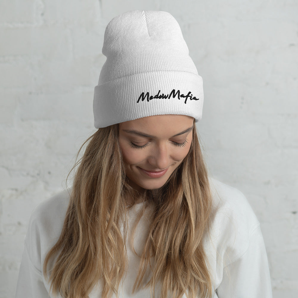 Cuffed Beanie (White)