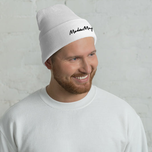 Cuffed Beanie (White)