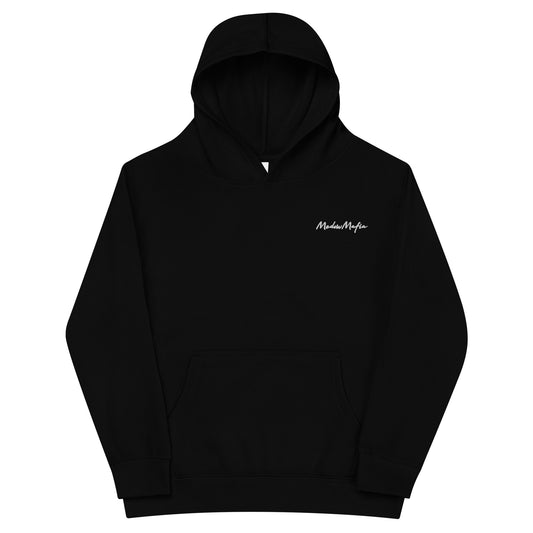 Kids Unisex Fleece Hoodie (Black)