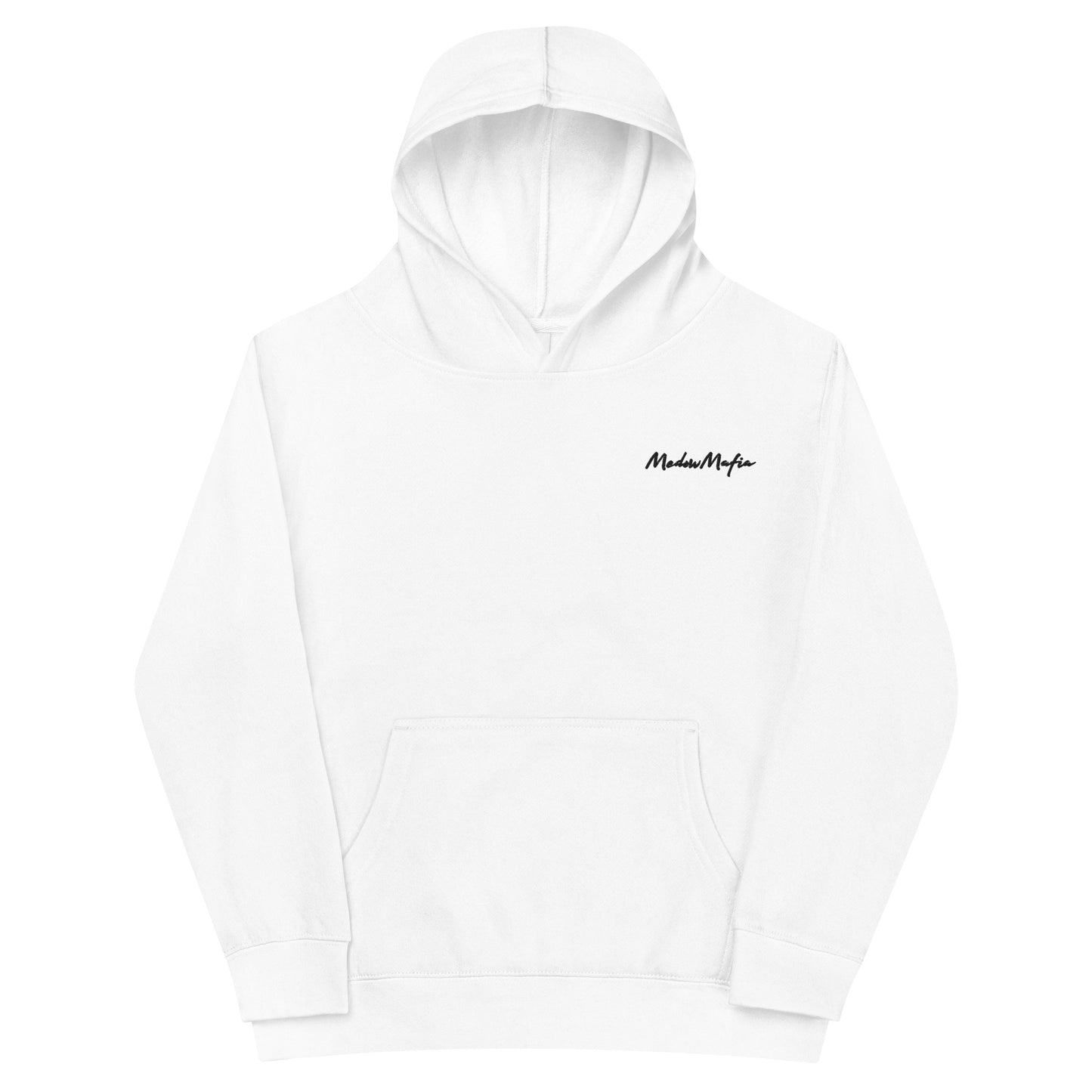 Kids Unisex Fleece Hoodie (White)