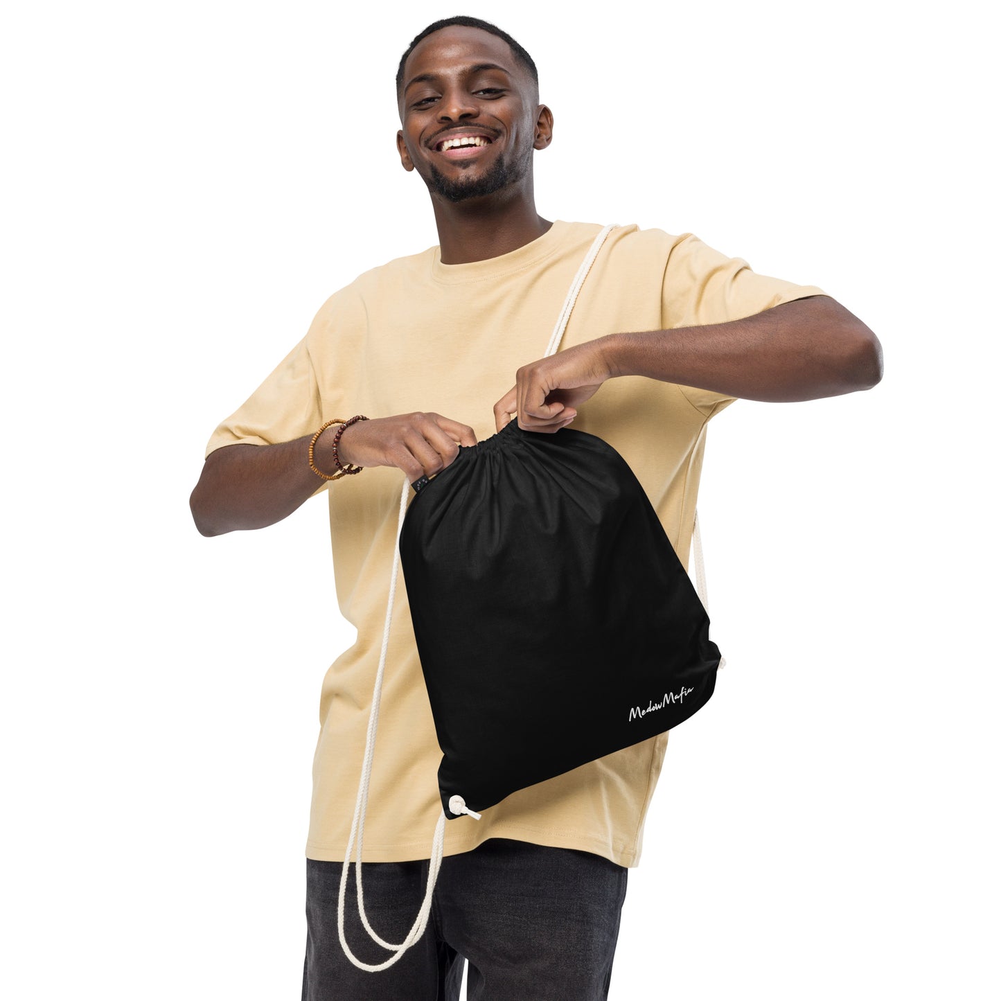 Drawstring Bag (Black)