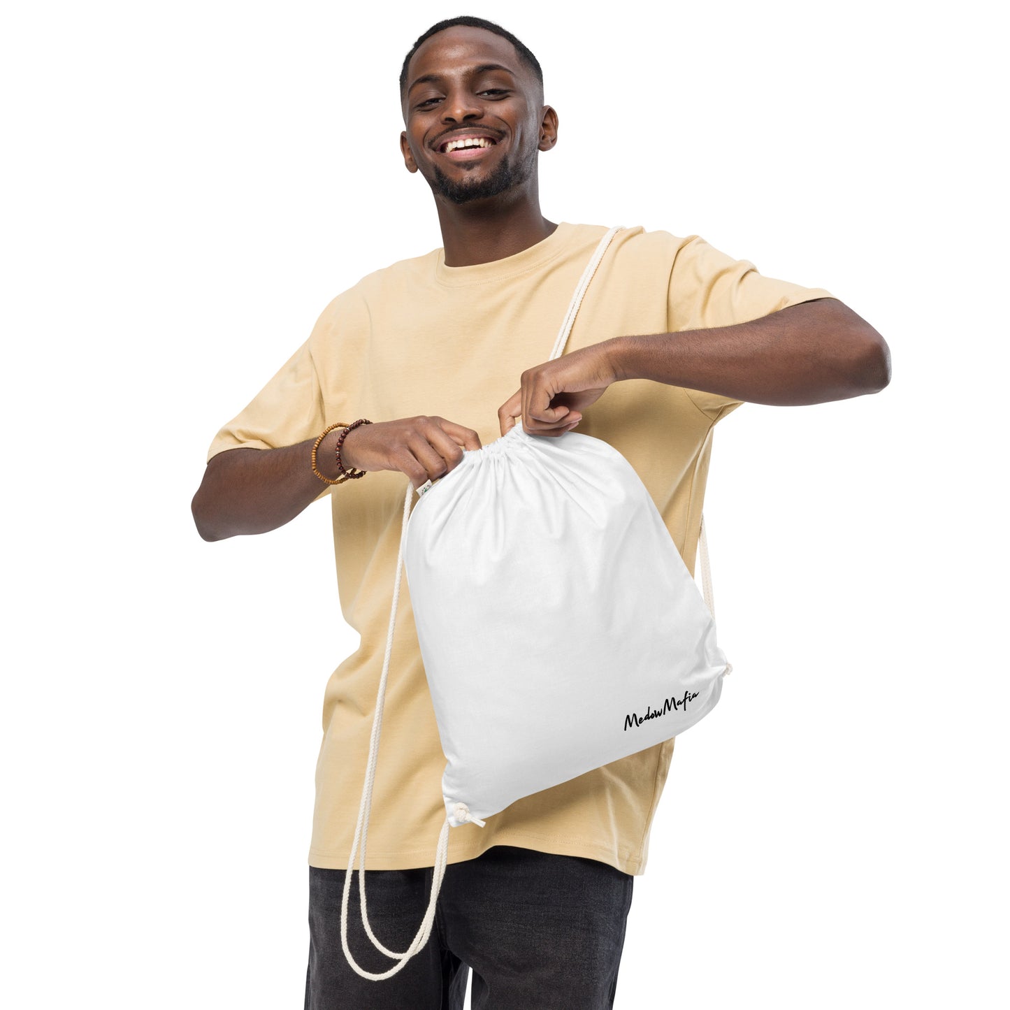 Drawstring Bag (White)