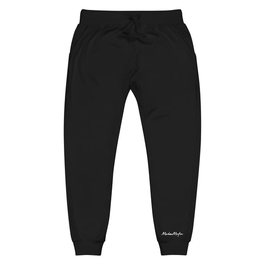 Unisex Fleece Sweatpants (Black)