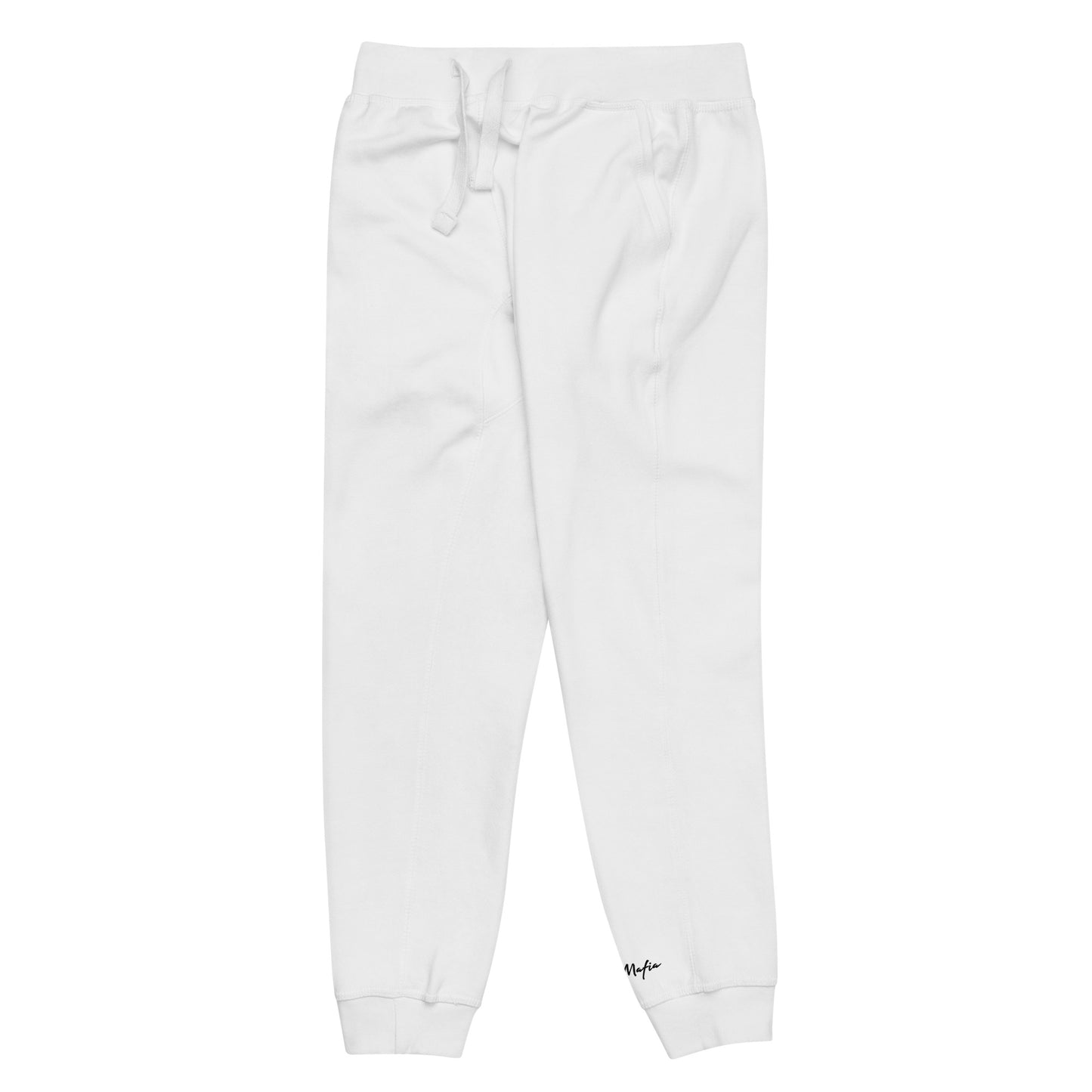 Unisex Fleece Sweatpants (White)