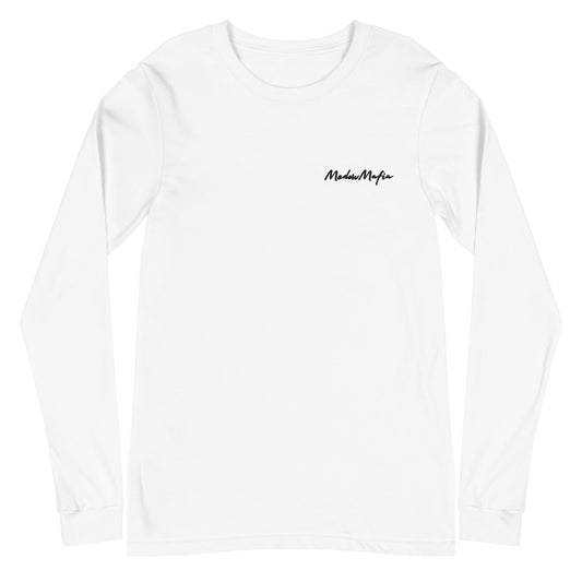 Unisex Long Sleeve Tee (White)