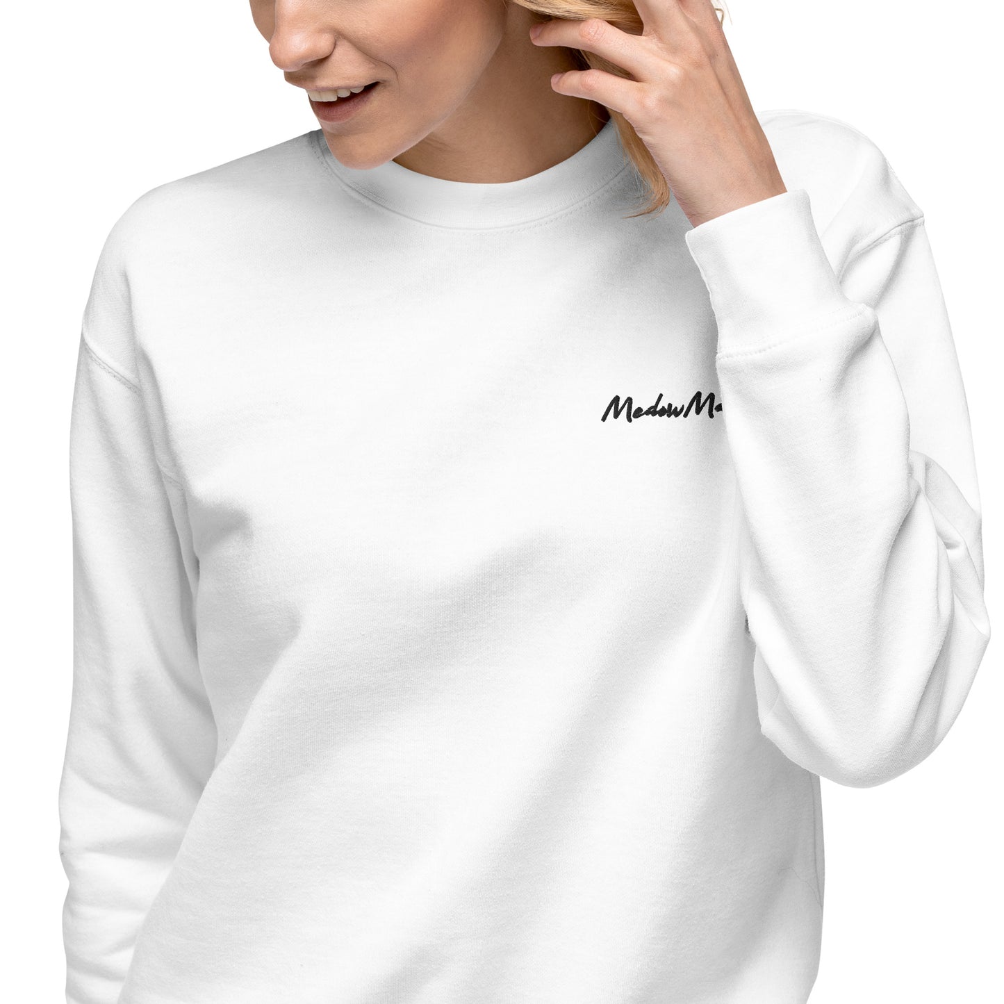 Unisex Premium Sweatshirt (White)